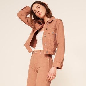 Reformation Ford Jacket in Nutmeg Large
